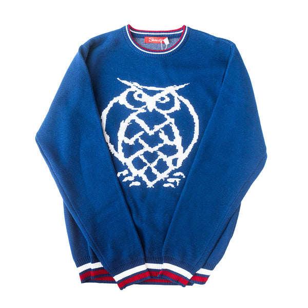 Men's Knit Owl Sweater