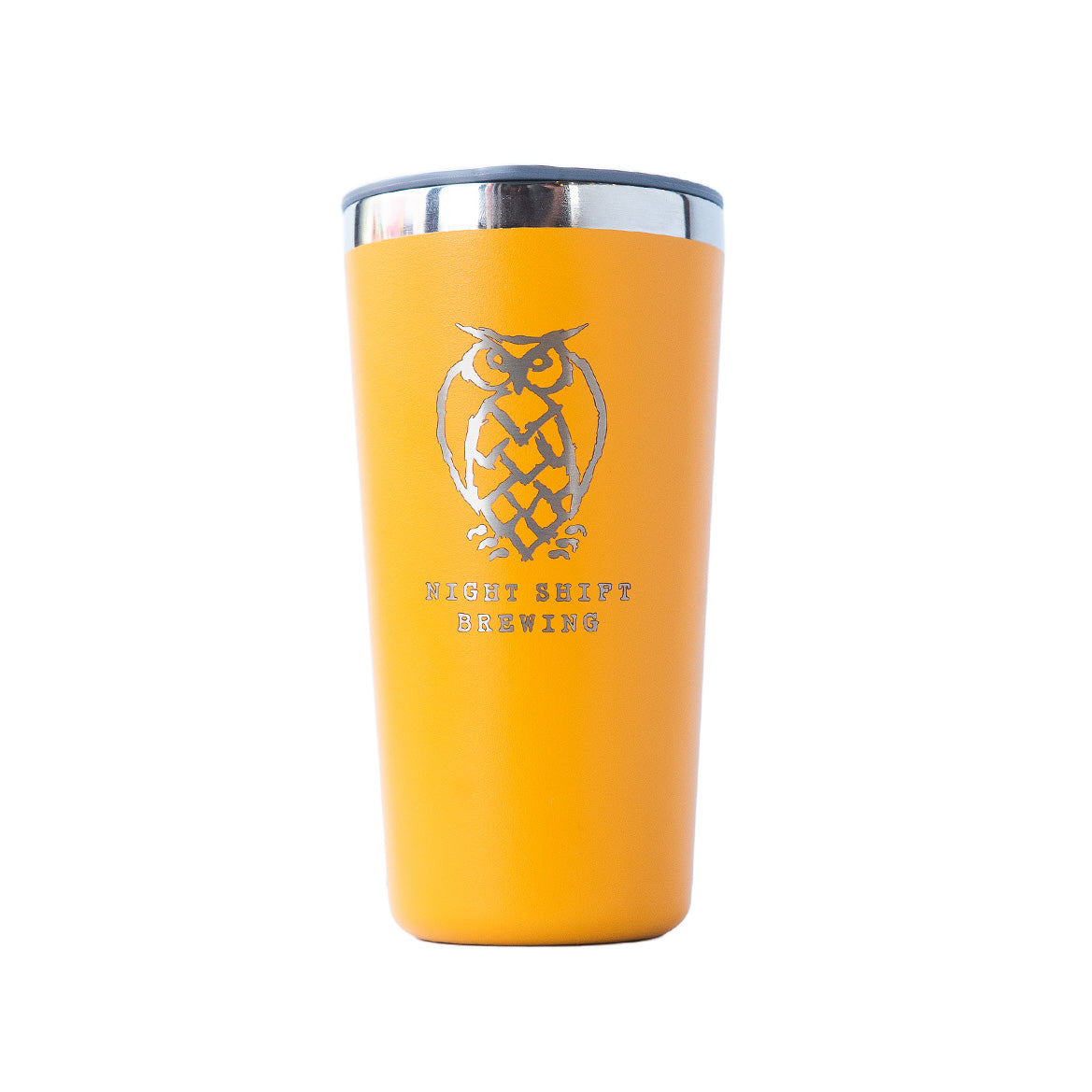 NSB Logo Hydro Flex Sip Coffee Flask - 20oz - Pacific Blue & Stone Gre –  Night Shift Brewing