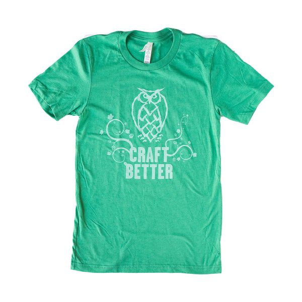 T-Shirt - Craft Better - Heather Kelly Green