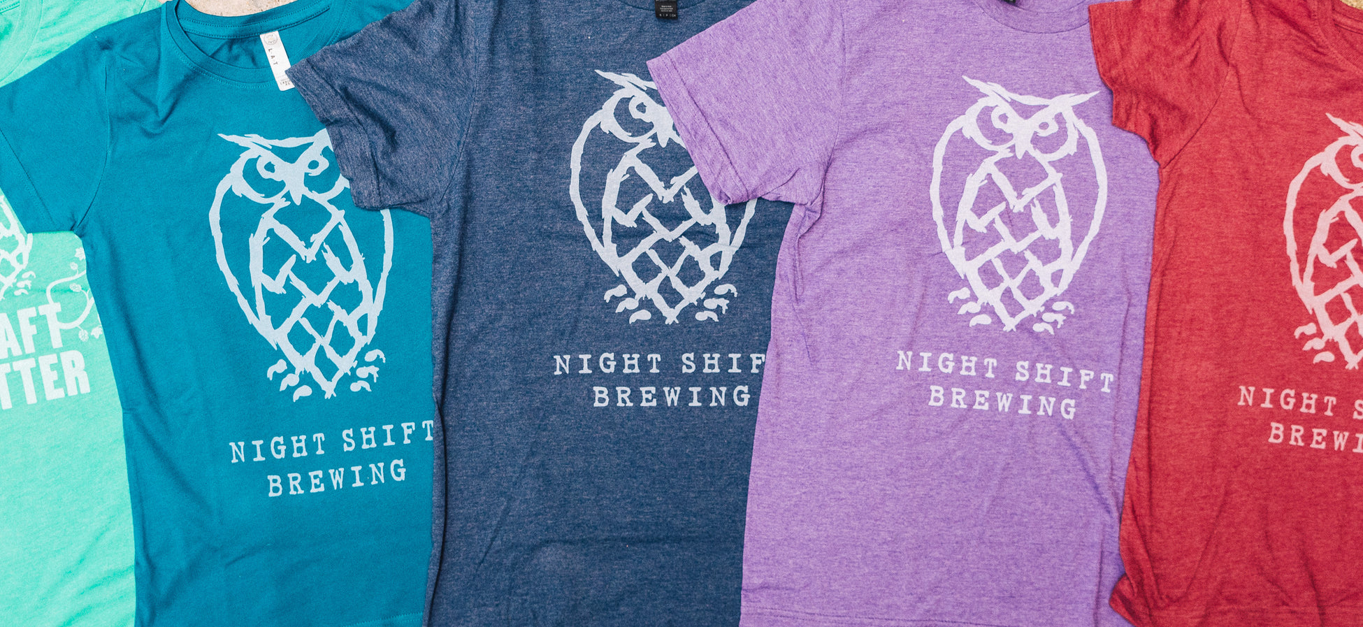 Night Shift Brewing Merchandise Shirts