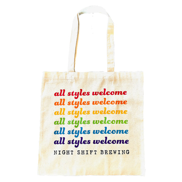 All Styles Welcome Canvas Bag