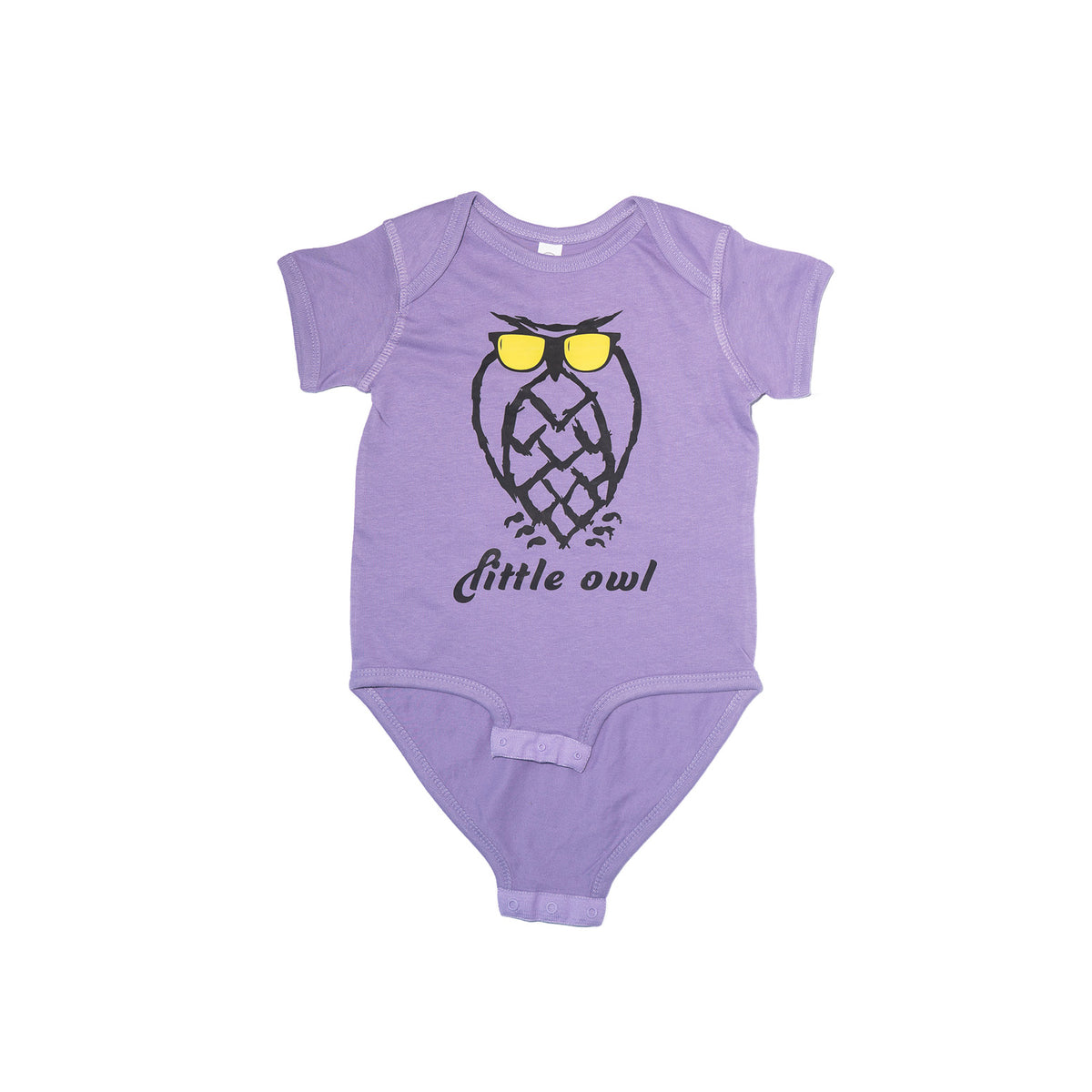 Little Owl Onesies Sunnies Baby Lavender Night Shift Brewing