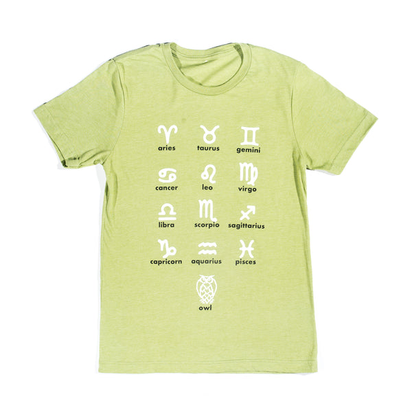T-Shirt Zodiac Series - Spring Green