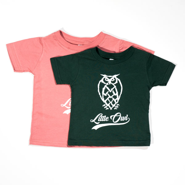 Little Owl Infant Mauve Logo T - Shirt